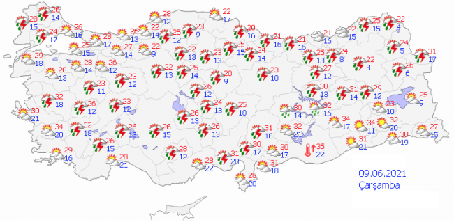 Yurdun büyük bölümünde yağış etkili olacak